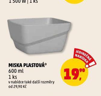 Penny Market Miska plastová nabídka