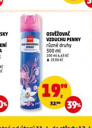 Penny Market Osvěžovač vzduchu penny nabídka