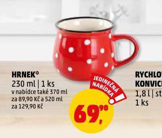 Penny Market Hrnek nabídka