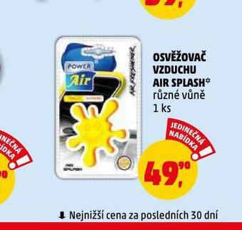 Penny Market Osvěžovač vzduchu air splash nabídka