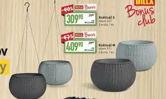 Billa Květináč nabídka