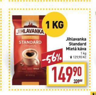 Billa Káva jihlavanka nabídka