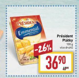 Billa Président sýr nabídka