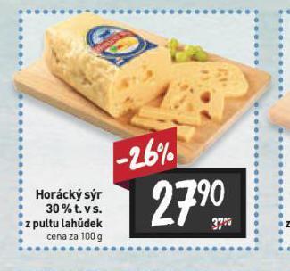 Billa Horácký sýr nabídka