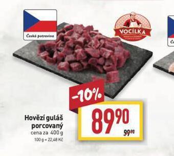 Billa Hovězí guláš porcovaný nabídka