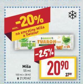 Billa Zmrzlina míša nabídka