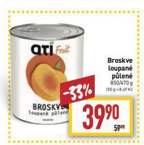 Billa Broskve nabídka