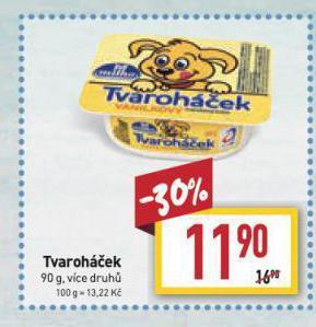Billa Tvaroháček nabídka