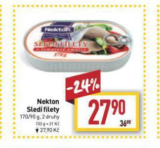 Billa Nekton sledí filety nabídka