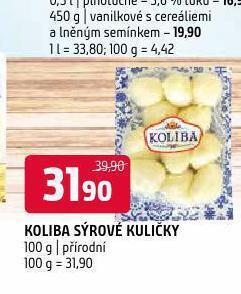 Terno Koliba sýrové kuličky nabídka