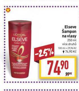 Billa Elseve šampon nabídka