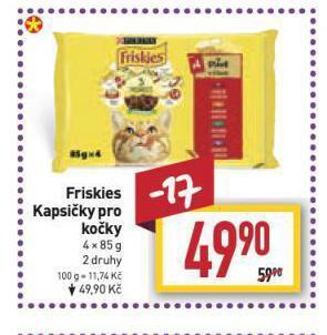Billa Friskies kapsičky pro kočky nabídka