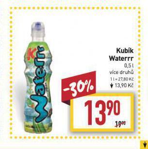 Billa Kubík waterrr nabídka