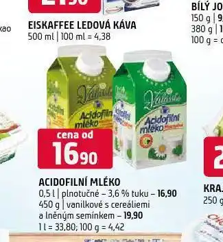 Terno Acidofilní mléko plnotučné 3,6% nabídka