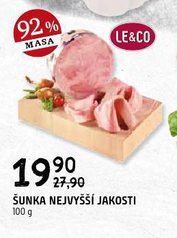 Terno Šunka nejvyšší jakosti nabídka