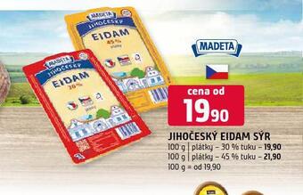 Terno Jihočeský eidam sýr plátky 45% nabídka
