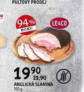 Terno Anglická slanina nabídka