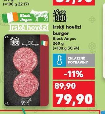 Irský hovězí burger