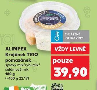 Kaufland Krajánek trio pomazánek nabídka
