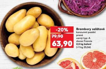 Kaufland Brambory salátové nabídka