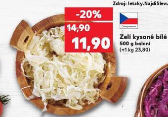 Kaufland Zelí kysané bílé nabídka