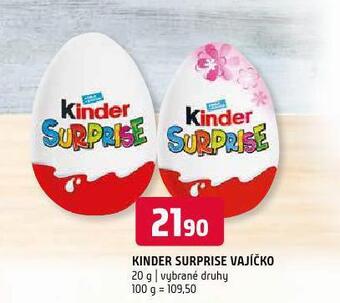 Terno Kinder surprise vajíčko nabídka