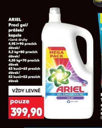 Kaufland Ariel prací prostředek nabídka