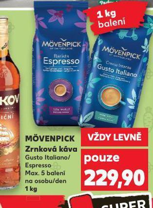 Kaufland Káva movenpick nabídka