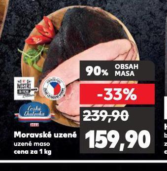 Kaufland Moravské uzené nabídka