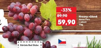 Kaufland Hrozny růžové nabídka