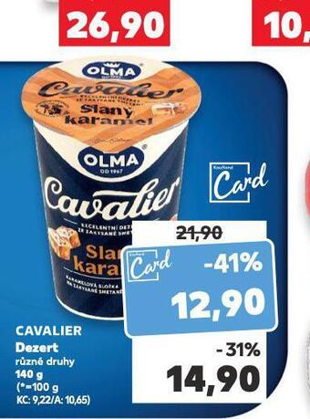 Kaufland Cavalier dezert nabídka