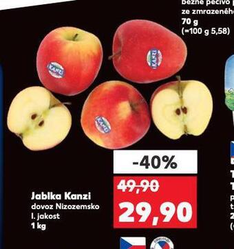 Kaufland Jablka nabídka