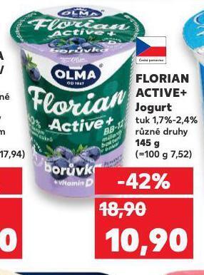 Kaufland Florian jogurt nabídka