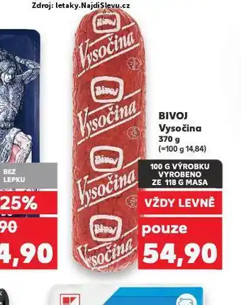 Kaufland Vysočina bivoj nabídka