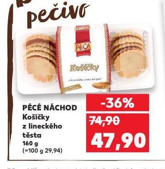 Kaufland Košíčky z lineckého těsta nabídka