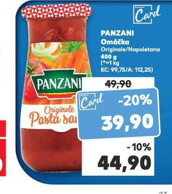 Kaufland Panzani omáčka nabídka