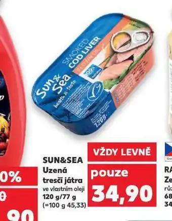 Kaufland Uzená tresčí játra nabídka