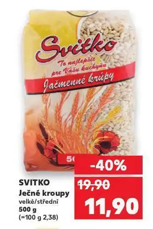 Kaufland Ječné kroupy nabídka