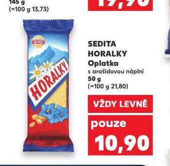 Kaufland Sedita horalky nabídka