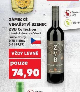 Kaufland Zámecké vinařství bzenec nabídka