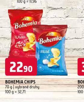 Terno Bohemia chips nabídka