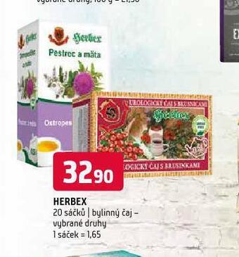 Terno Herbex bylinný čaj nabídka
