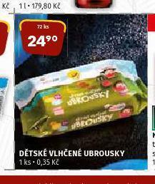 Terno Dětské vlhčené ubrousky nabídka