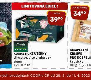 Terno Kosmetické utěrky nabídka