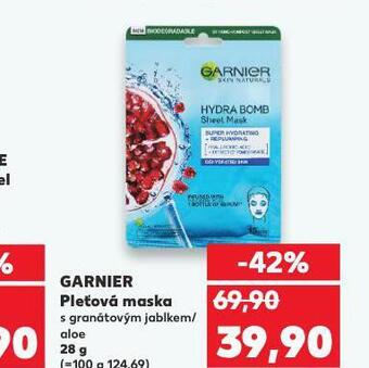 Kaufland Garnier pleťová maska nabídka