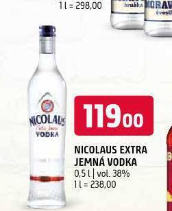 Terno Nicolaus extra jemná vodka nabídka