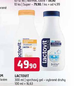 Terno Lactovit sprchový gel nabídka