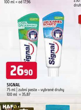 Terno Signal zubní pasta nabídka