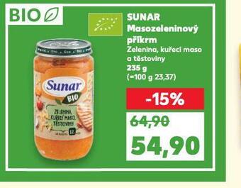 Kaufland Sunar masozeleninový příkrm nabídka