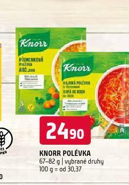 Terno Knorr polévka nabídka